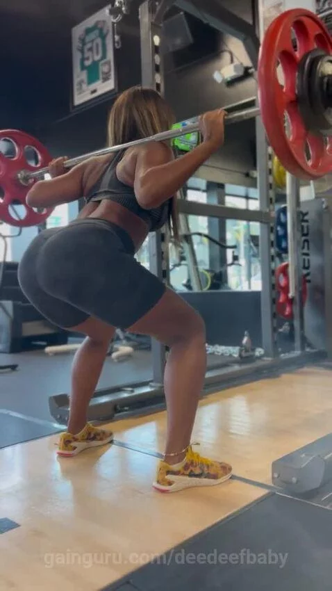 People think you have to go low for squats! I prefer not to ... by deedeefbaby